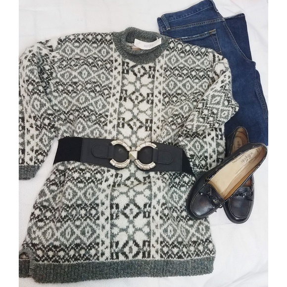 Coldwater Creek Wool/Mohair Chunky Sweater szLg - Picture 3 of 6